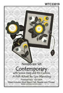 Kitsets: Felt Kit Set - Needle Case Contemporary