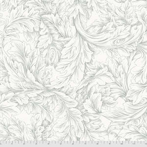 Morris Co: Acanthus Scroll - Silver Hawkdale The Original Morris & Co. - Pure Morris