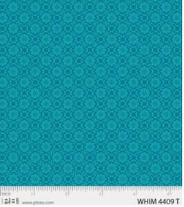 P&B Fabric Whimsy Teal Spot