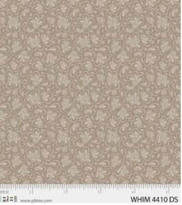 P&B Fabric Whimsy Tan Swirls