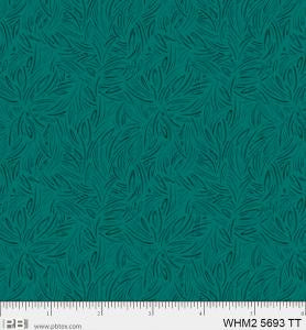 Fabric: P&B Fabric Whimsy 2 Tonal Linework Teal