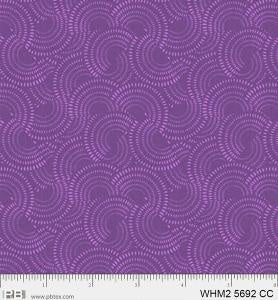 P&B Fabric Whimsy 2 Allover Suns Purple