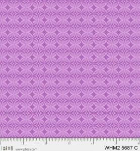 P&B Fabric Whimsy 2 Kaleidoscope Purple