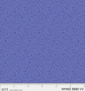 P&B Fabric Whimsy 2 Rain Drops Violet