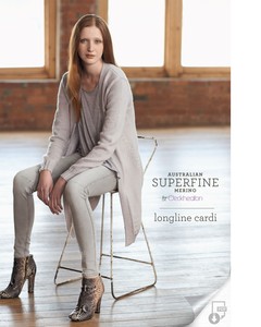 Products: Long Line Cardigan Leaflet 411 - BERNINA Northland