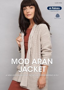Products: Mod Aran Jacket Leaflet 0036 - BERNINA Northland