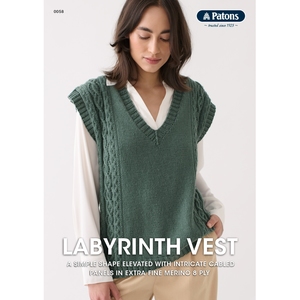 Products: Patons Labyrinth Vest - 0058 - BERNINA Northland
