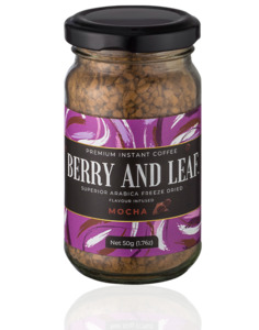 Products: Mocha Instant Coffee – Berry and Leaf
