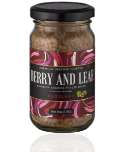 Products: Hazelnut Instant Coffee – Berry and Leaf