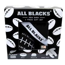 Buzzy Bee: All Blacks Infants New Born Gift Set 3 Piece (0 - 3 Months)