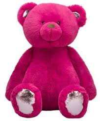 Soft Toy: Russ Crackle Bears 14 Inch Magenta