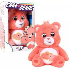 Soft Toy: Care Bears Love A Lot Bear Medium