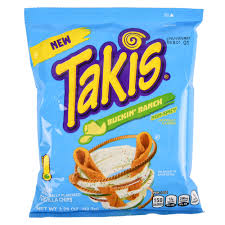 International Sweets: Takis Buckin Ranch Non Spicy  3.25 Oz