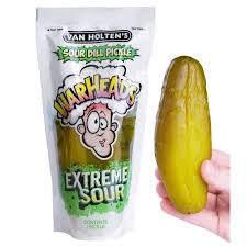 International Sweets: Van Holten's Warheads Sour Dill Pickle In a Pouch