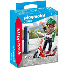 Playmobil 1: Playmobil Special Plus - Hipster With e-Scooter 70873
