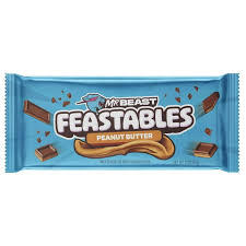 Feastables Mrbeast Bar: Feastables MrBeast Bar Peanut Butter Chocolate 60g