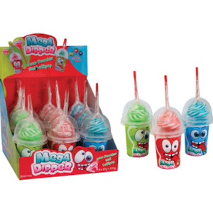 Mega Dipper: Mega Dipper Sour Powder & Lollipop 57g