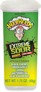 Warheads Extreme Sour Mini Hard Candy 49g