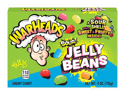 Warheads: WarHead Sour Jelly Beans Theatre Box