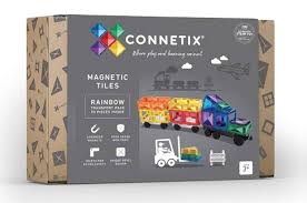 Educational Science: Connetix 50 Piece Transport Rainbow