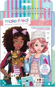 Make It Real Fashion Design Sketchbook Pretty Kitty