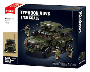 Army Building Block: Sluban B1179 TYPHOON VDVS ASSAULT
