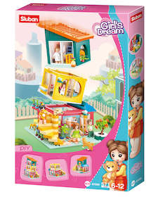 Army Building Block: Sluban B1090 GIRLS DREAM JENGA HOUSE 571 PC