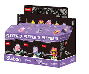 Sluban B 8029 Potted Plants Life Faces CDU 6 Assorted