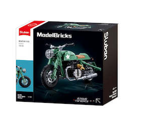 Army Building Block: Sluban Motorcycle R75 Set M38B1133