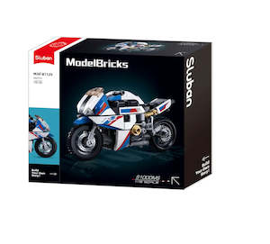 Army Building Block: Sluban Motorcycle 1000RR Set M38 B1129