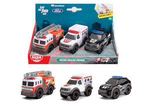 Vehicles Remote Control 1: Dickie Micro Rescue Team Assortment