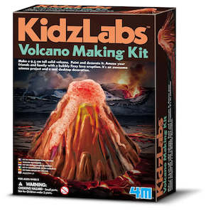 Educational Science: 4M KidzLabs Volcano Making Kit