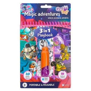 Livro de brincar QwiToy 3in1 Playbook Magic Adventures