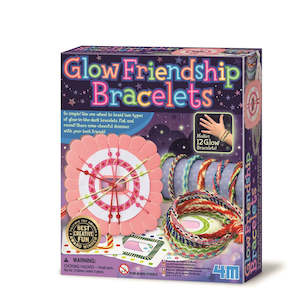 Arts Crafts: 4M Creative Craft Glow Friendship Bracelets