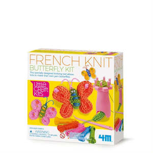 Arts Crafts: 4M Little Craft Spool Knit Butterflies Kit