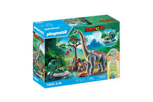 Playmobil 1: Playmobil 71819 Dinos Brachiosaurus With Hovercraft