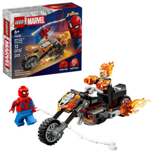 LEGO 76335 Super Heroes Marvel Spider Man vs Ghost Rider Motorcycle