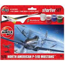 Holdson: Airfix 1/72 Starter Set North American P-51D Mustang A55013