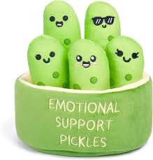 Soft Toy: Emotional Support Pickles 8-Inch Plush Set