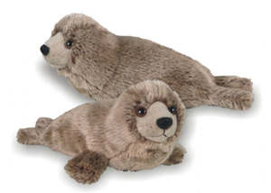 Aurora: Antics Silky Soft Seal Grey 25cm