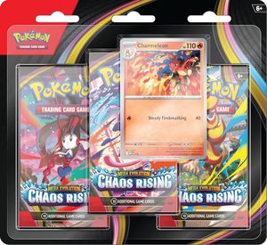 Pokémon TCG ME Chaos Rising Three Booster Packs