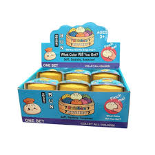 Squishy Dumpling Bun Solid Colour Assorted Styles