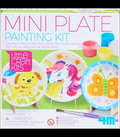 Art and Craft: 4M Mini Plate Painting Kit