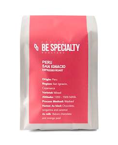 coffee: Peru San Ignacio (espresso)