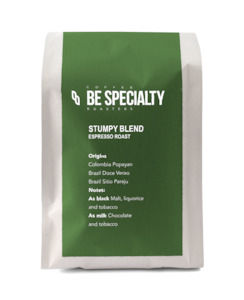 coffee: Be Specialty Stumpy  Blend (espresso)