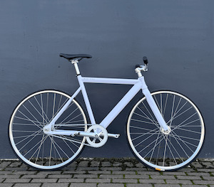Products: Bespoked Vireo White 53cm - BESPOKED CYCLES