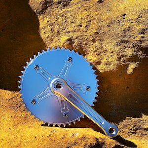 Products: Bespoked UrbanDrive Alloy Crankset - 46T (Black or Silver) - BESPOKED CYCLES