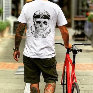 BSC Skull Rider Tee - BESPOKED CYCLES