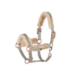 Headcollars Leadropes: Eskadron Heritage Softshell Fauxfur ONLY PONY SIZE LEFT