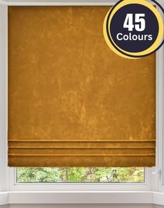 Products: Velvet Roman Blinds – Custom Made in 48 Colours Best Blinds